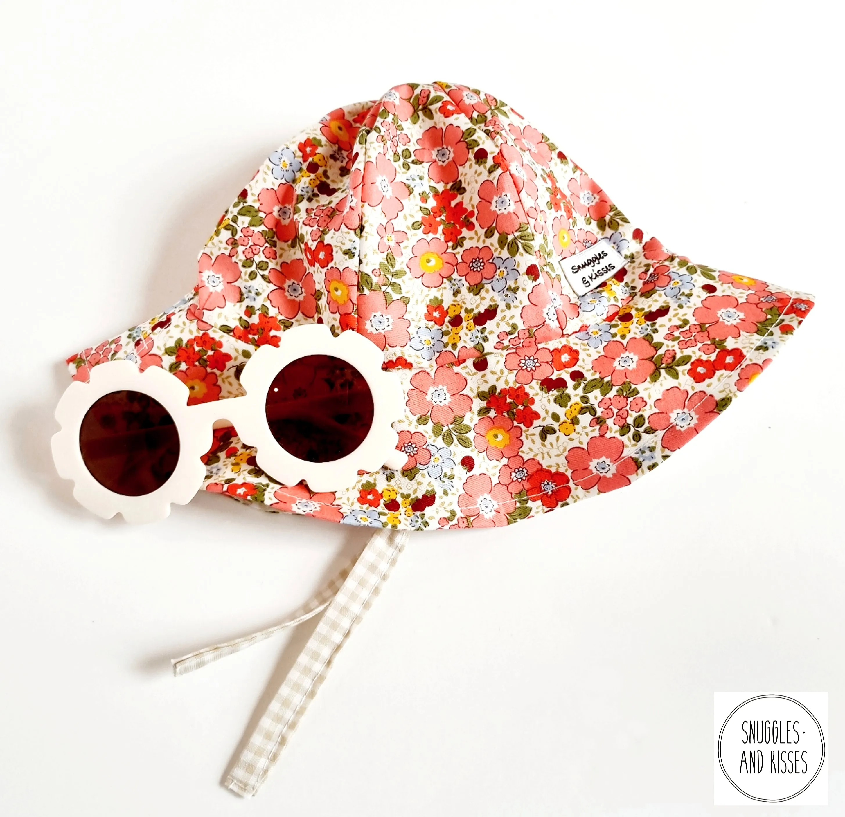 Summer Floral Print Reversible Sunhat-Wide Brim Style..New!
