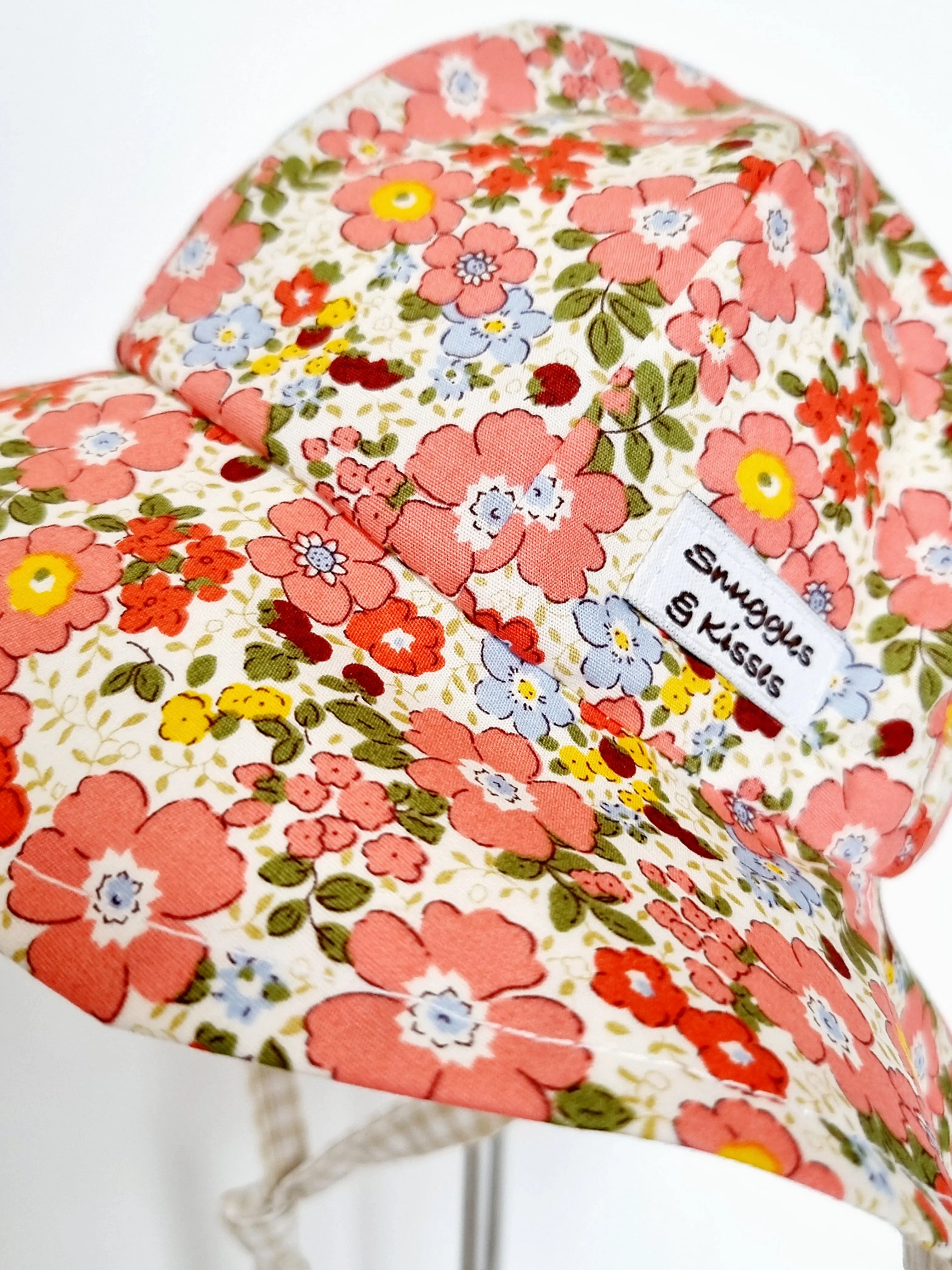 Summer Floral Print Reversible Sunhat-Wide Brim Style..New!