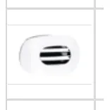 White and Black  Banana Clip