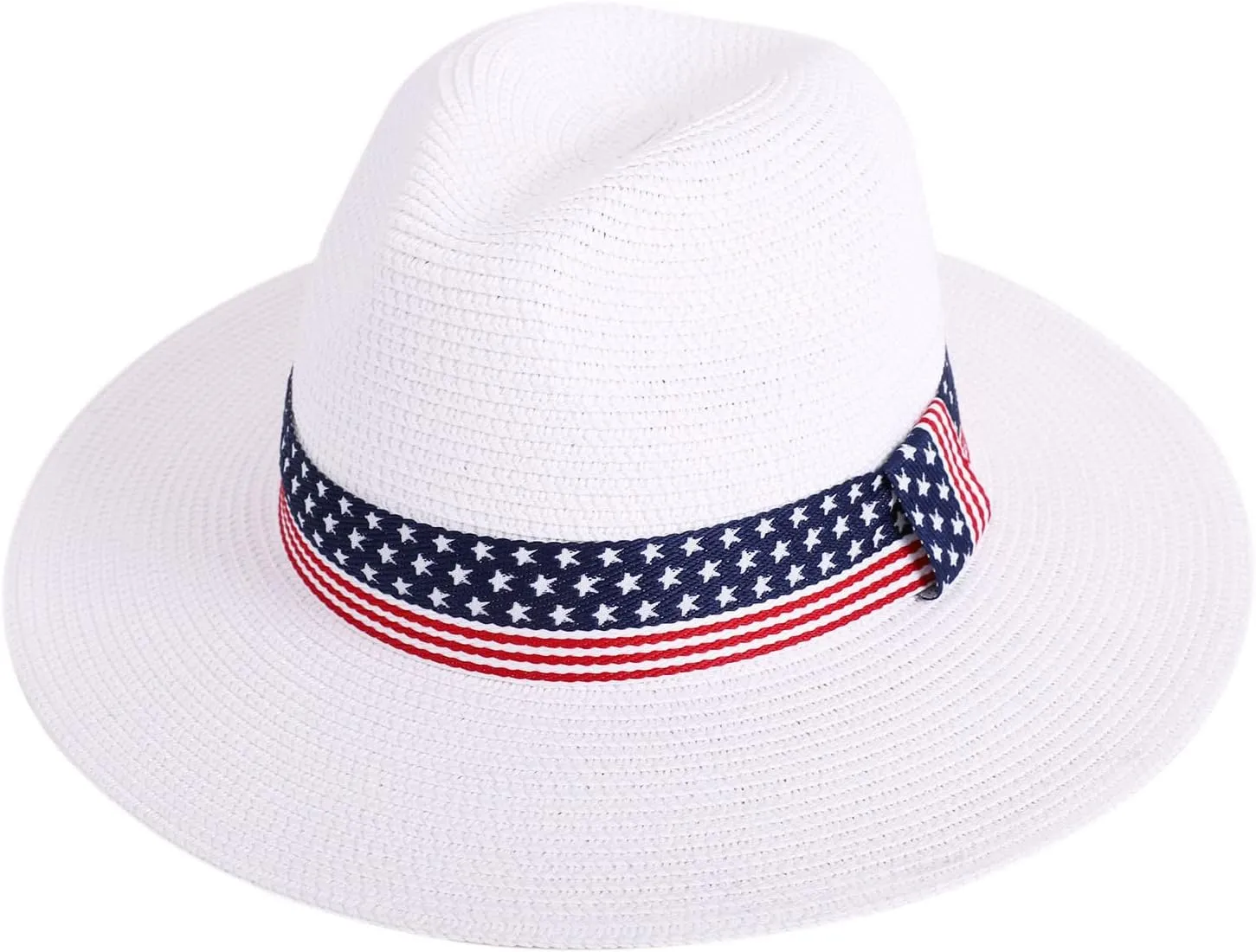 Wide Brim Straw Panama Hat - Stylish Lightweight, Breathable Men's & Women's Fedoras Provide Excellent UV Protection
